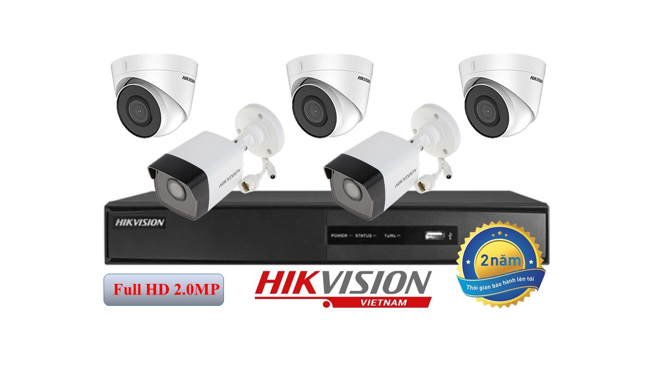 TRỌN BỘ 5 CAMERA IP HỒNG NGOẠI