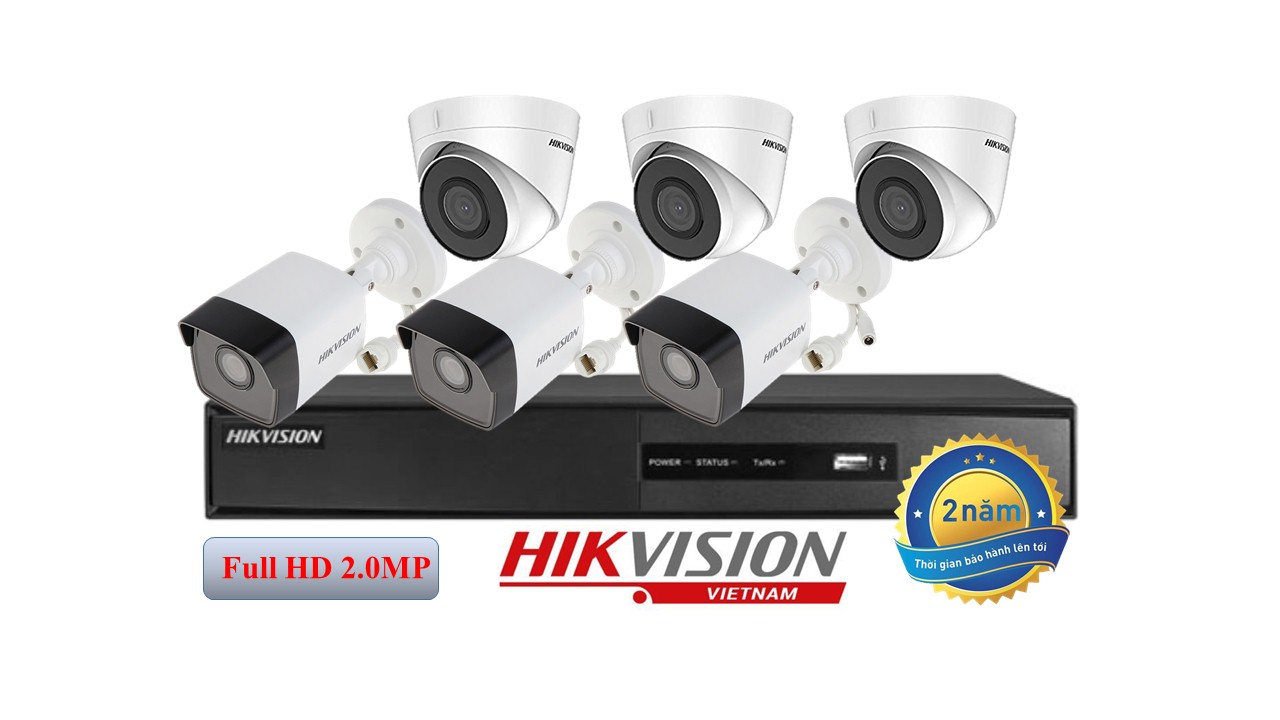 TRỌN BỘ 6 CAMERA IP HỒNG NGOẠI