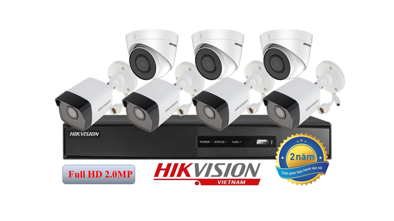 TRỌN BỘ 7 CAMERA IP HỒNG NGOẠI
