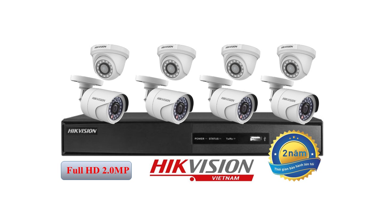 TRỌN BỘ 8 CAMERA TVI HỒNG NGOẠI 303 lượt xem 10,086,000đ