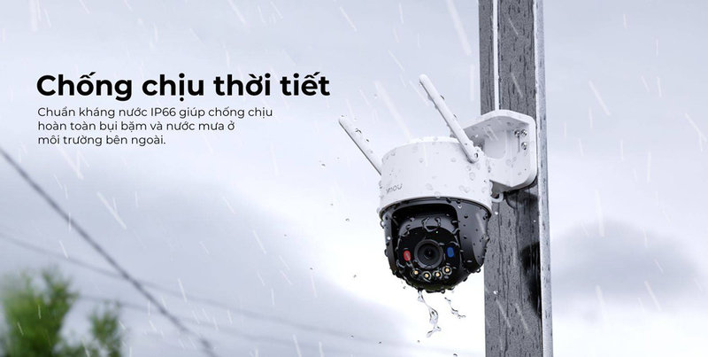 camera imou IPC-K7FP-5H0WE đạt chuẩn ip66