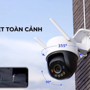 Camera IPC-K7FP-3H0WE (Cruiser SC 3MP) giúp quan sát toàn cảnh 360 độ