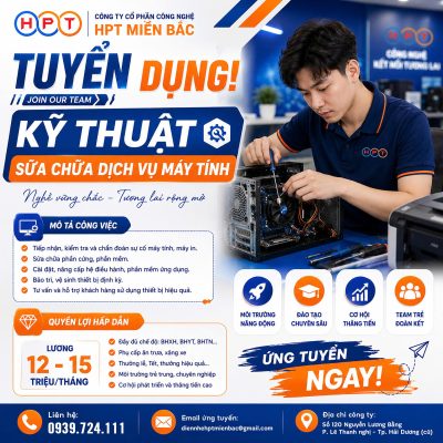 tuyển dụng kỹ thuật máy tính