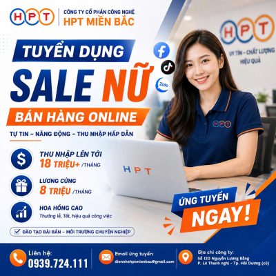 nhân viên sale nữ