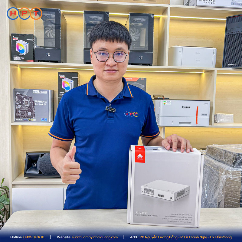 HUAWEI eKit S210-8P2J là dòng Smart Switch Layer 2