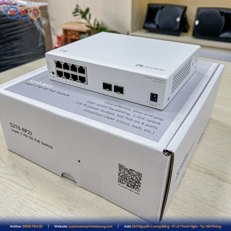 HUAWEI eKit S210-8P2J phù hợp với các doanh nghiệp