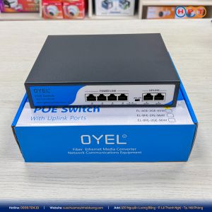 Switch PoE OYEL 4 ports + 2 uplinks – EL-4FE-2FE-65W
