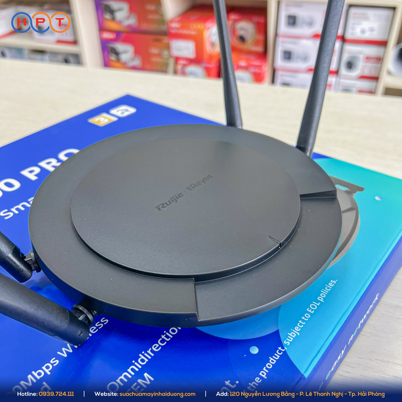 Bộ phát Smart Home WiFi Reyee RG-EW300 PRO được tích hợp công nghệ FEM