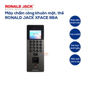 Máy chấm công khuôn mặt, thẻ RONALD JACK XFACE 88A