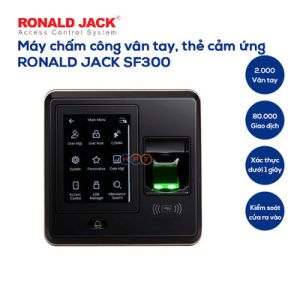 Máy chấm công vân tay, thẻ cảm ứng RONALD JACK SF300