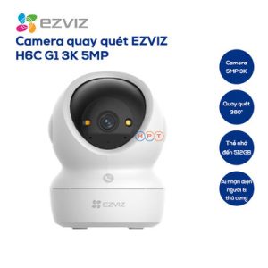 Camera IP Wifi quay quét 5MP EZVIZ H6c G1 3K