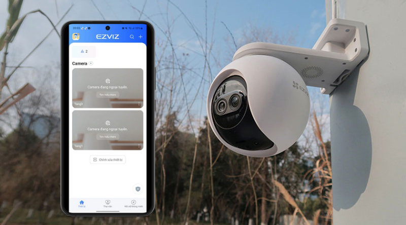 camera wifi bị ngoại tuyến