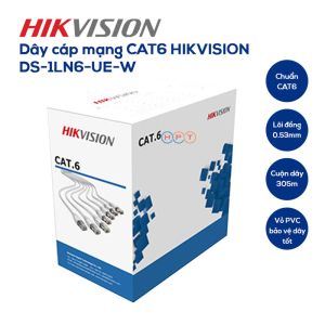 Dây cáp mạng CAT6 HIKVISION DS-1LN6-UE-W